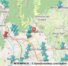 Mappa Via Antonio Fogazzaro, 36060 Romano D'ezzelino VI, Italia (3.05)