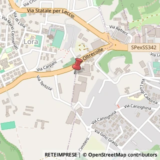 Mappa Via Oltrecolle,  37, 22100 Como, Como (Lombardia)