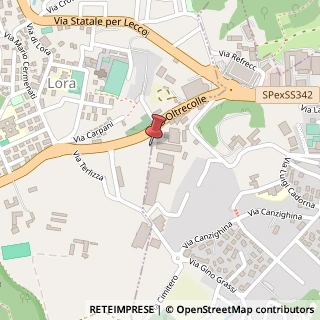 Mappa Via Oltrecolle, 289, 22030 Lipomo, Como (Lombardia)