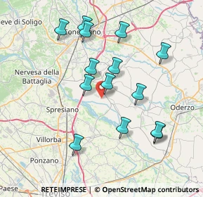 Mappa Via Piave, 31028 Cimadolmo TV, Italia (7.21571)