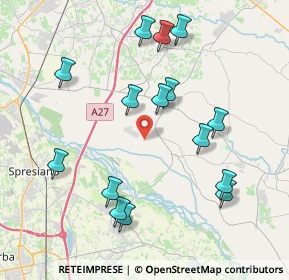 Mappa Via Piave, 31028 Cimadolmo TV, Italia (4.13533)