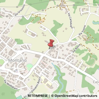 Mappa Via Alessandro Volta,  6, 22070 Montano Lucino, Como (Lombardia)