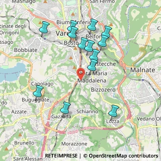 Mappa Via Stoppada, 21100 Varese VA, Italia (2.00462)