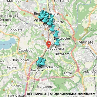 Mappa Via Stoppada, 21100 Varese VA, Italia (2.0165)