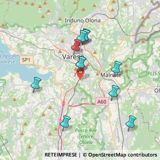 Mappa Via Stoppada, 21100 Varese VA, Italia (3.78182)