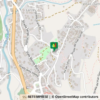 Mappa Str. Grand Ru, 1, 11013 Courmayeur, Aosta (Valle d'Aosta)