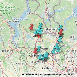Mappa Via Fratelli de Grandi, 21100 Varese VA, Italia (15.468)