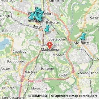 Mappa Via Fratelli de Grandi, 21100 Varese VA, Italia (2.70471)
