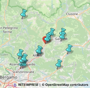 Mappa Via A. Manzoni, 24025 Gazzaniga BG, Italia (7.288)