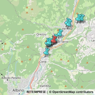 Mappa Via A. Manzoni, 24025 Gazzaniga BG, Italia (1.25615)