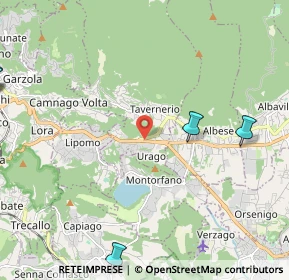Mappa Tavernerio, 22038 Tavernerio CO, Italia (4.4055)