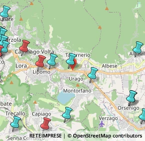 Mappa Tavernerio, 22038 Tavernerio CO, Italia (3.319)