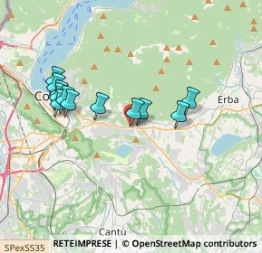 Mappa Tavernerio, 22038 Tavernerio CO, Italia (3.3575)