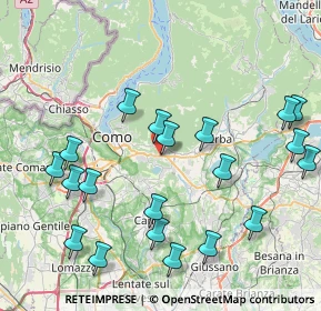 Mappa Tavernerio, 22038 Tavernerio CO, Italia (9.21)