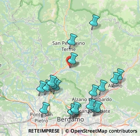 Mappa Via Mazzini, 24019 Zogno BG, Italia (9.082)