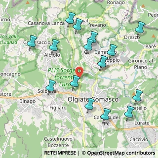Mappa Via Bizzarone, 22077 Olgiate Comasco CO, Italia (2.23563)