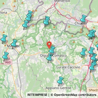 Mappa Via Bizzarone, 22077 Olgiate Comasco CO, Italia (6.31)