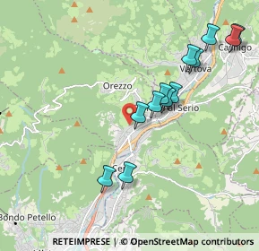 Mappa Via Alessandro Manzoni, 24025 Gazzaniga BG, Italia (1.94417)