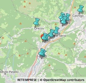 Mappa Via Alessandro Manzoni, 24025 Gazzaniga BG, Italia (1.64071)