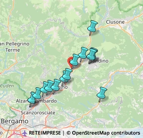 Mappa Via Alessandro Manzoni, 24025 Gazzaniga BG, Italia (6.58133)
