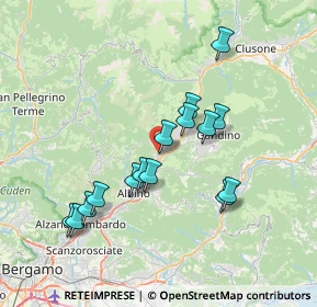Mappa Via Alessandro Manzoni, 24025 Gazzaniga BG, Italia (6.69267)