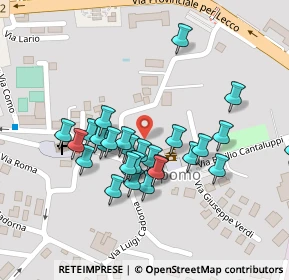 Mappa Via Alessandro Volta, 22030 Lipomo CO, Italia (0.10357)