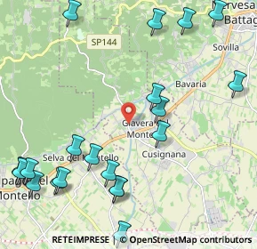 Mappa Via Bolè, 31040 Giavera del Montello TV, Italia (2.7295)