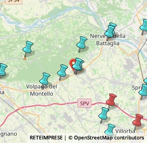 Mappa Via Bolè, 31040 Giavera del Montello TV, Italia (5.8215)