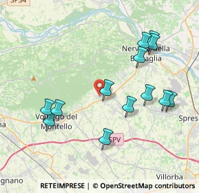 Mappa Via Bolè, 31040 Giavera del Montello TV, Italia (4.07769)