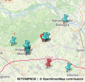 Mappa Via Bolè, 31040 Giavera del Montello TV, Italia (3.275)