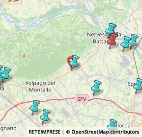 Mappa Via Bolè, 31040 Giavera del Montello TV, Italia (6.8375)