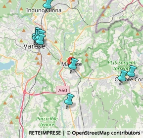 Mappa Malnate, 21046 Malnate VA, Italia (4.62)
