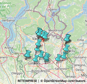 Mappa Malnate, 21046 Malnate VA, Italia (11.836)