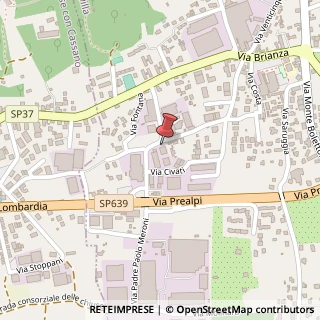 Mappa Via Civati, 27, 22031 Albavilla, Como (Lombardia)