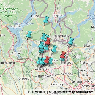 Mappa Via Naberesina, 21100 Varese VA, Italia (10.893)