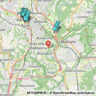 Mappa Via Naberesina, 21100 Varese VA, Italia (2.99688)