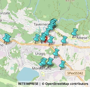 Mappa Ipermercato Carrefour, 22038 Tavernerio CO, Italia (0.7975)