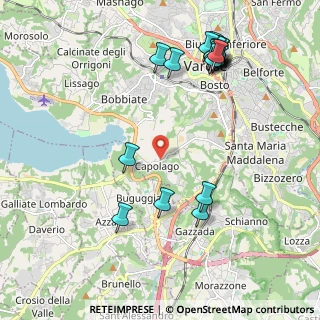 Mappa Via Torquato Tasso, 21100 Capolago VA, Italia (2.4485)