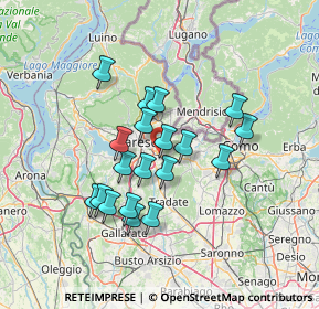 Mappa 21046 Malnate VA, Italia (11.45789)