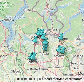 Mappa 21046 Malnate VA, Italia (10.27)