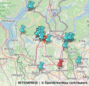 Mappa 21046 Malnate VA, Italia (13.25389)