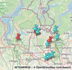 Mappa 21046 Malnate VA, Italia (14.09455)