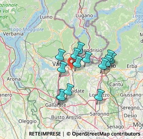 Mappa 21046 Malnate VA, Italia (10.74929)