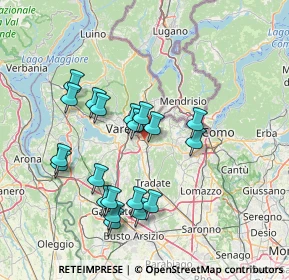 Mappa 21046 Malnate VA, Italia (14.0265)