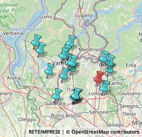 Mappa 21046 Malnate VA, Italia (11.5715)