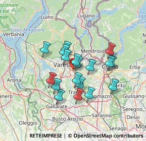 Mappa 21046 Malnate VA, Italia (10.66333)