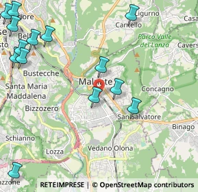 Mappa 21046 Malnate VA, Italia (2.90071)