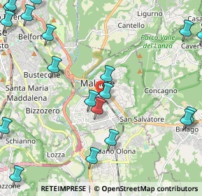 Mappa 21046 Malnate VA, Italia (3.04737)