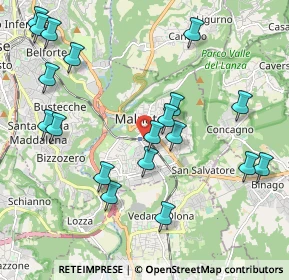 Mappa 21046 Malnate VA, Italia (2.29316)