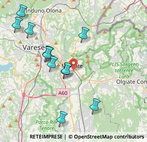 Mappa 21046 Malnate VA, Italia (4.13)